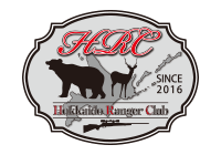 HRC Hokkaido Ranger Club 北海道自然保護狩猟者連盟のロゴ